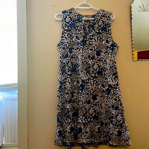 COPY - Michael Kors blue floral dress